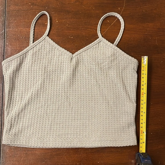 Gray cropped lounge set - Picture 5 of 6